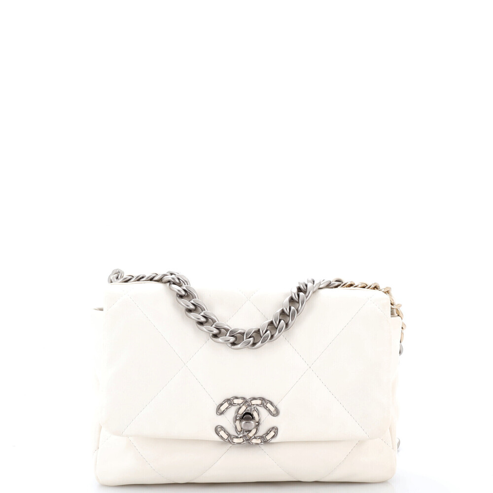 Chanel Medium 19 Flap Bag Quilted Leather